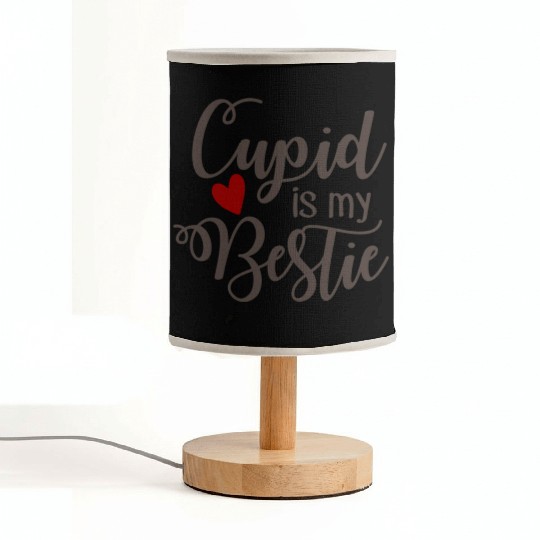 Best Valentines Day Cupid is My Bestie404 Fabric Lamps