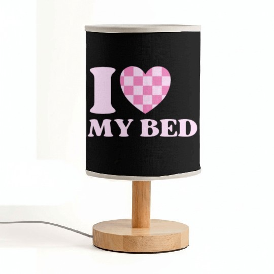 I Heart My Bed Fabric Lamps