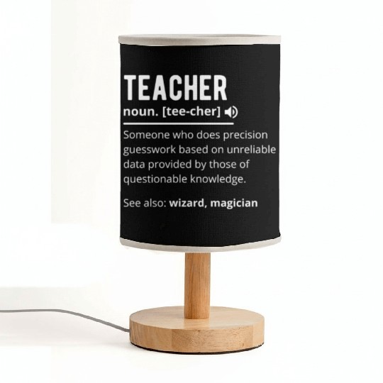 Funny Definition of a Teacher Fabric Lamps