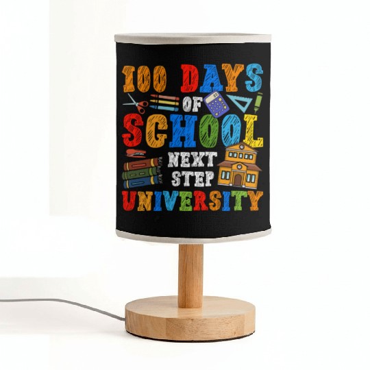 100 Days of School - Next Step University Fabric Lamps