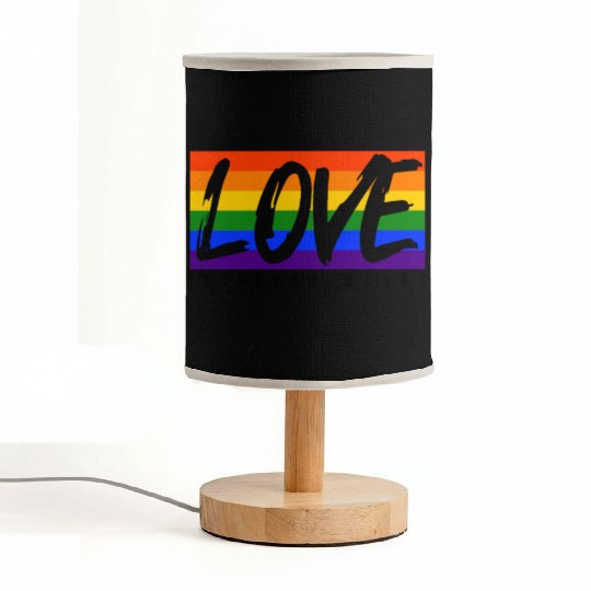 LGBTQ Love is never wrong Fabric Lamps