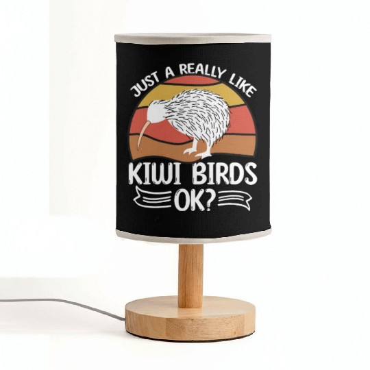 Just A Girl Who Loves Kiwis Kiwi Bird Gift Fabric Lamps