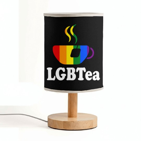 LGBTea Funny Teacup Rainbow Pride Month Gay Tea Lo Fabric Lamps