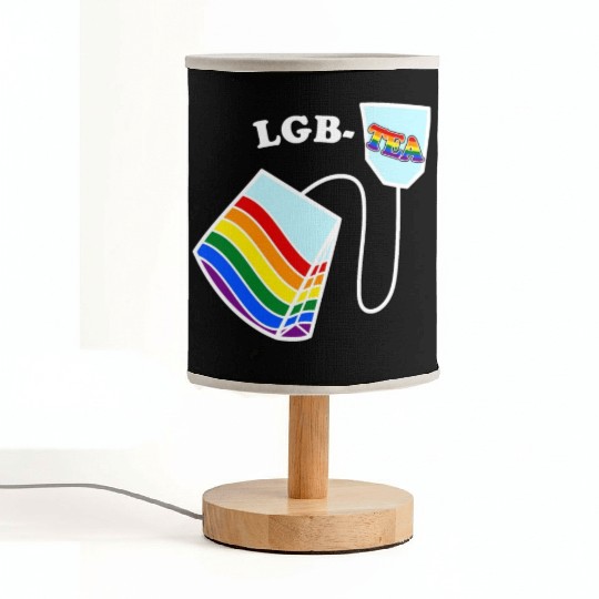 LGBTea Funny Teacup Rainbow Pride Month Gay Tea Fabric Lamps