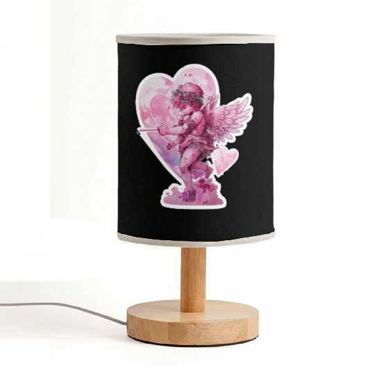 funny Cupid Valentine's Day girls Fabric Lamps