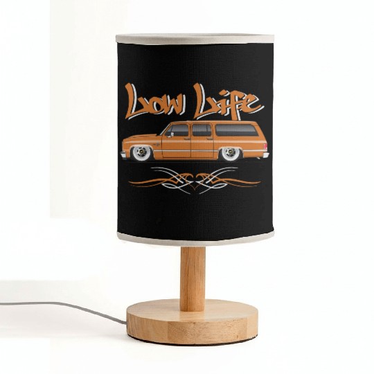 low life Burnt Orange Fabric Lamps