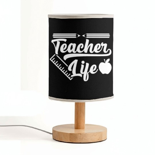 Teacher Life Cute Teacher's Day First Day Of Schoo Fabric Lamps