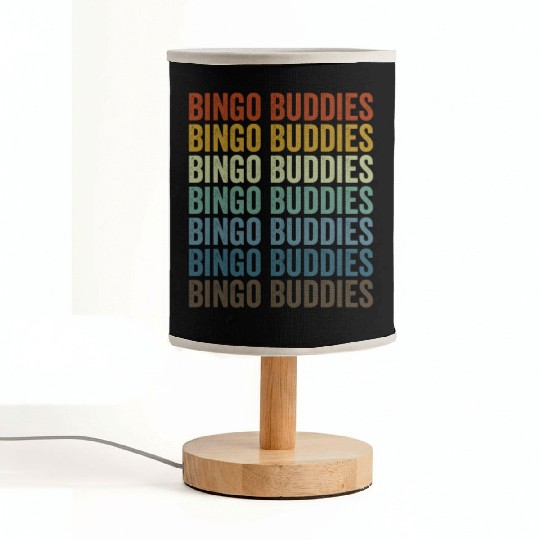 Bingo Buddies Bingo Player Bingo Buddies Fabric Lamps