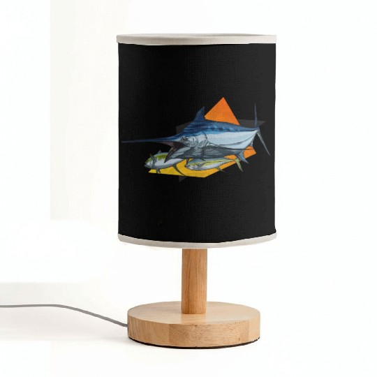 Marlin Fabric Lamps Orange n Black