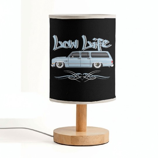 low life Light Blue Fabric Lamps