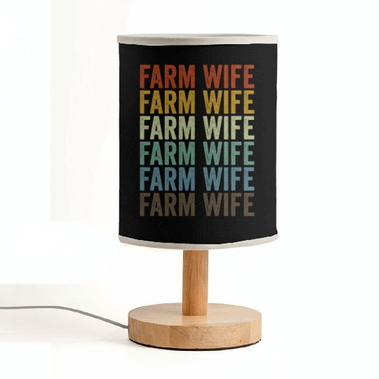 Farm Wife Farmer Wife Fabric Lamps