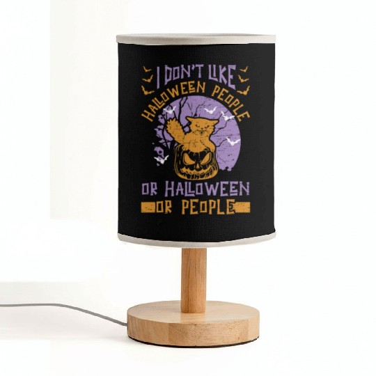 Halloween Cat Owner Pet Animal Kitten Lover Fabric Lamps