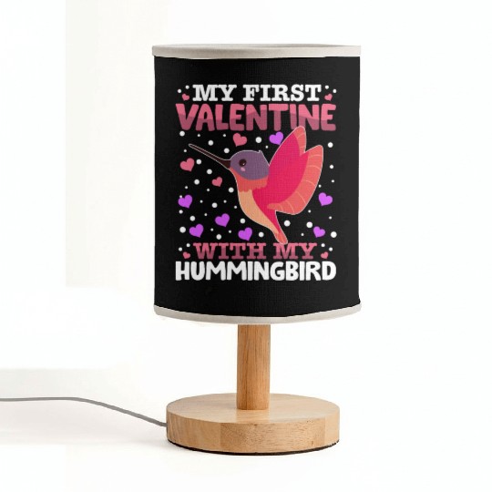My First Valentine With My Hummingbird Animal Fabric Lamps