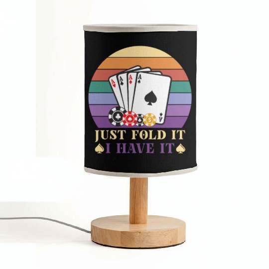 Poker Casino Poker Player Gambling Roulette Gift Fabric Lamps