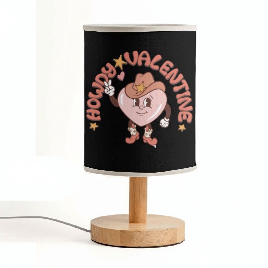 Howdy Valentine Fabric Lamps Western Valentin s Day