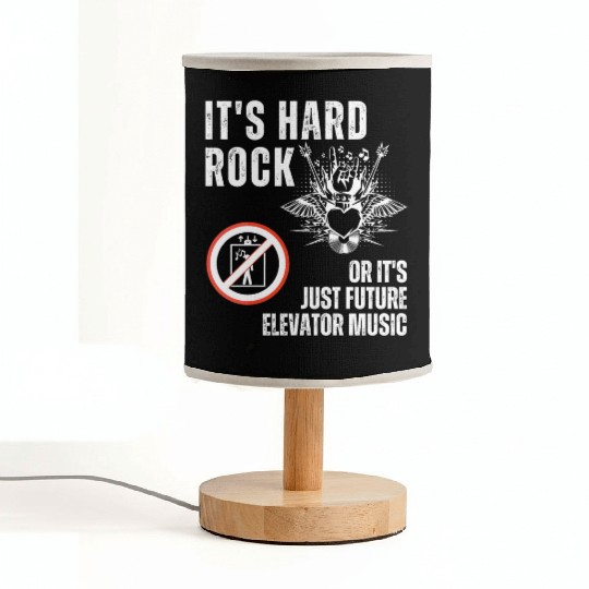 Hard Rock or Future Elevator Music Fabric Lamps