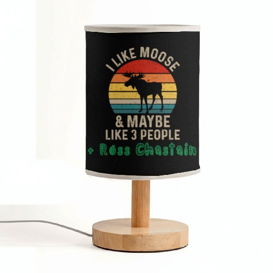 I Like Moose Maybe Like 3 People and Ross Chastain Fabric Lamps