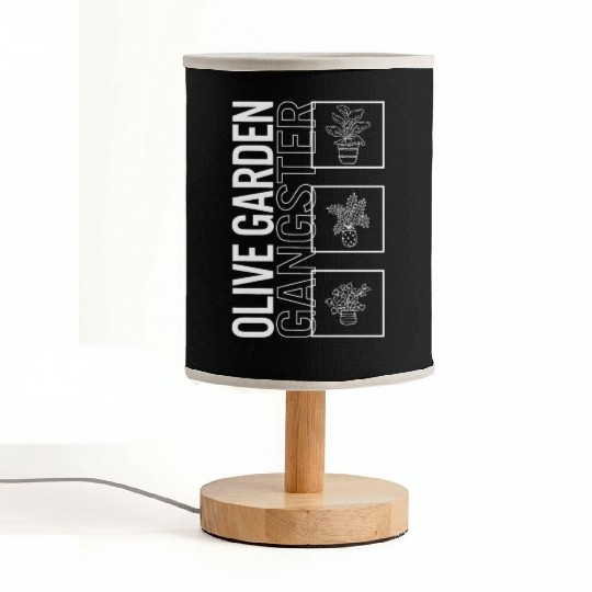 Olive Garden Gangster, Garden Plant Gardening Fabric Lamps