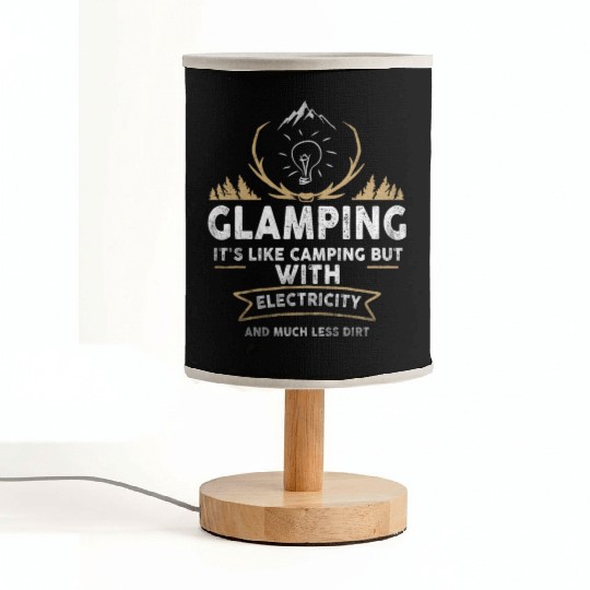 Glamping Definition Glamper Its Like Camping Spark Fabric Lamps