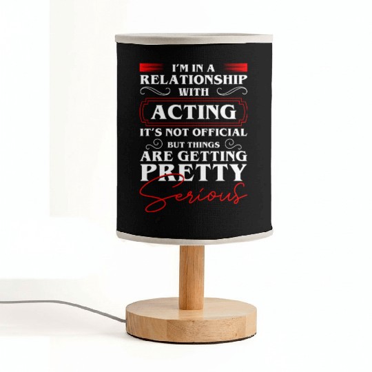 Actor Rehearsal Make-Up Drama Club Fabric Lamps