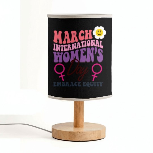 International Women's Day 2023 Theme Embrace Equit Fabric Lamps