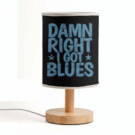 Damn right I got Blues Music Trumpet Fabric Lamps