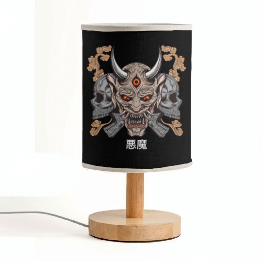 Oni Demon Japan Fabric Lamps