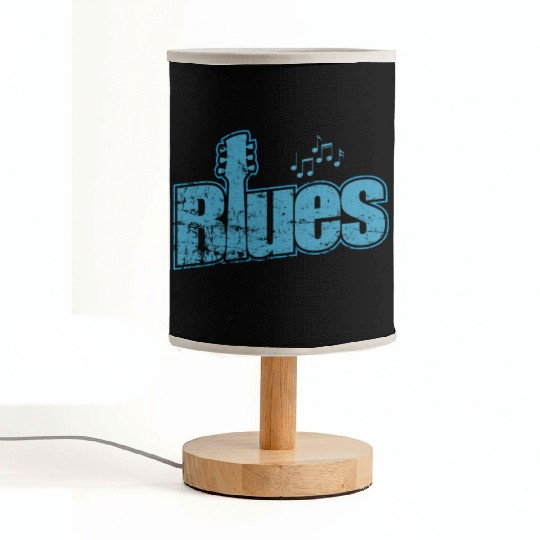 Blues Music Chicago Trumpet Fabric Lamps