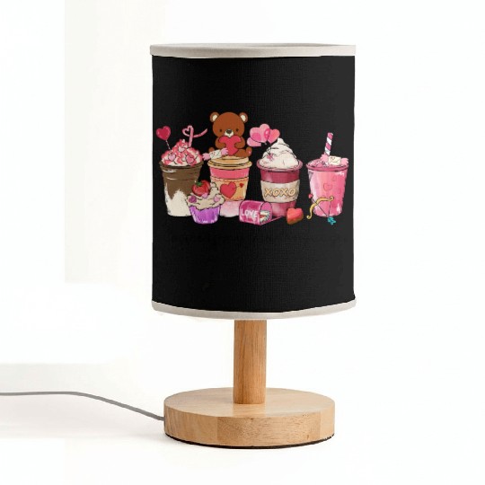 Coffee Is My Love Languages Valentine Day Fabric Lamps