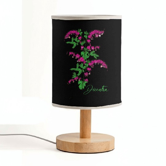 Bleeding heart flower Dicentra Bleeding heart Fabric Lamps