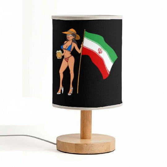 Hot Fan Girl Iran Fabric Lamps