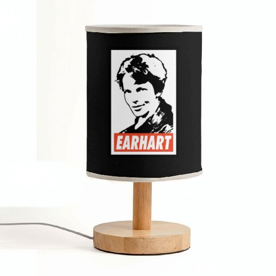 Amelia Earhart Fabric Lamps