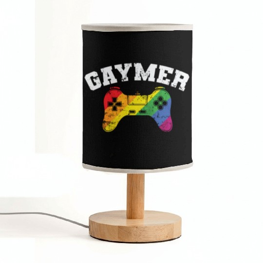 Gamer Controller Gaymer LGBT Pride Fabric Lamps
