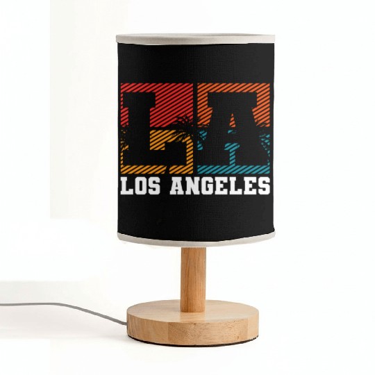 Los Angeles LA California Gift Fabric Lamps