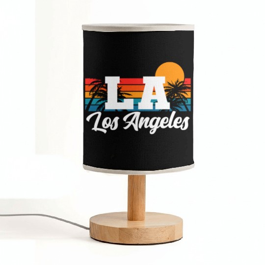 Los Angeles LA California Gift Fabric Lamps