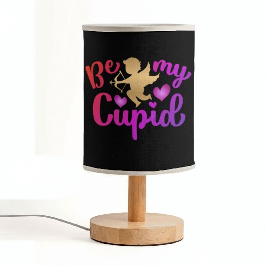 Valentines Sublimation Be My Cupid166 Fabric Lamps