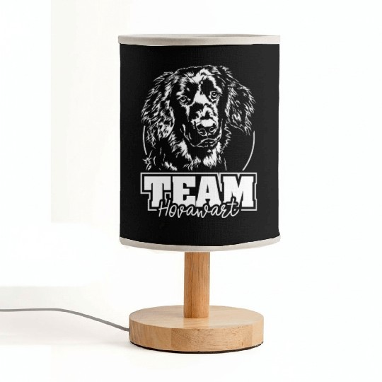 TEAM Hovawart dog mom dogsport Fabric Lamps