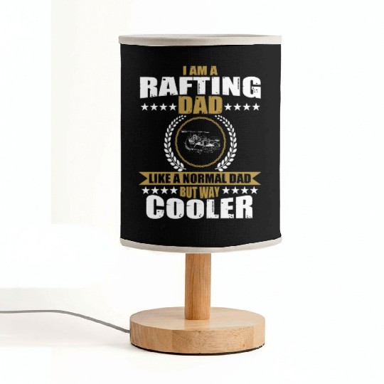 Rafting Dad Design For Men Fabric Lamps