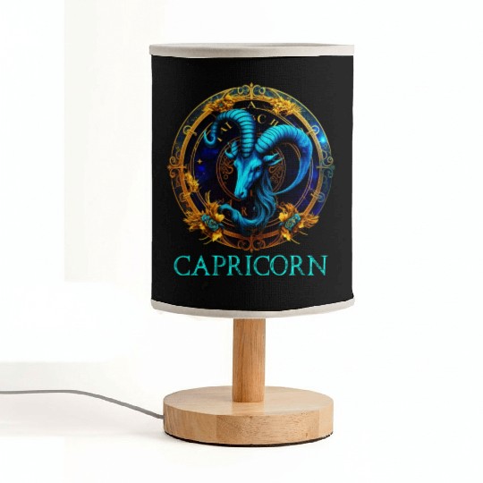 Embrace Your Capricorn Identity: Capricorn Pride Z Fabric Lamps