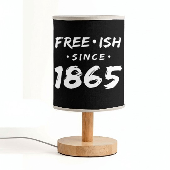 Juneteenth free since 1865 Black History US Africa Fabric Lamps