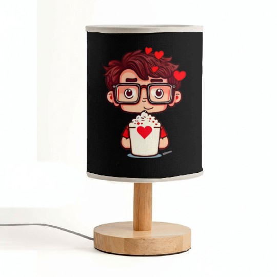 Popcorn Movie Guy Fabric Lamps