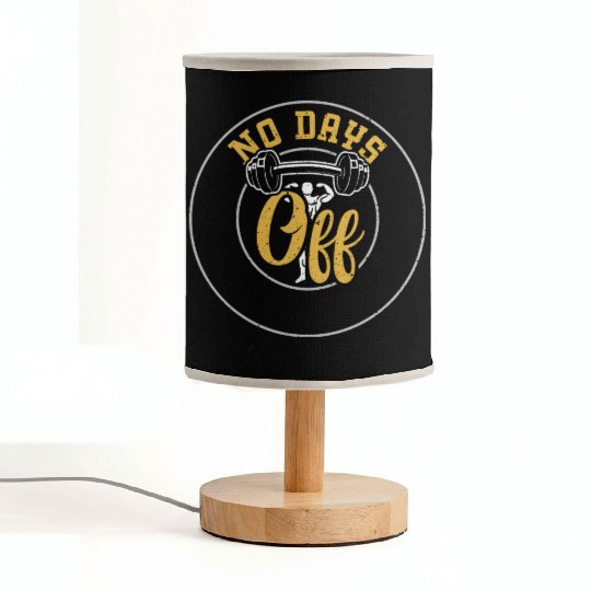 No Days Off - Gym Fabric Lamps