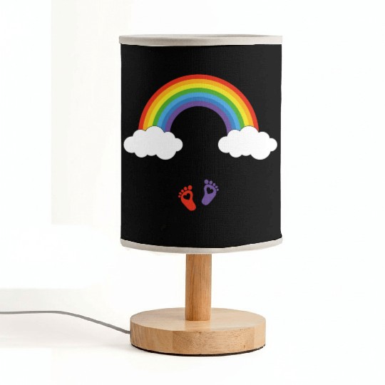 God keeps his promises Rainbow infant gown Fabric Lamps