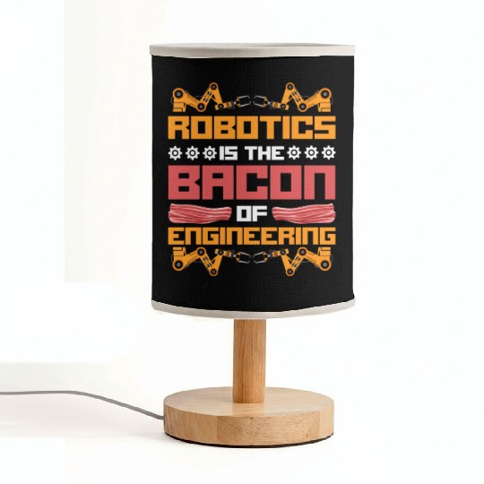 Robot Robotics Engineer Bacon Fabric Lamps