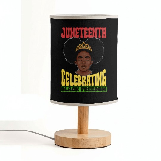 Juneteenth Celebrating Black Freedom 1865 African Fabric Lamps