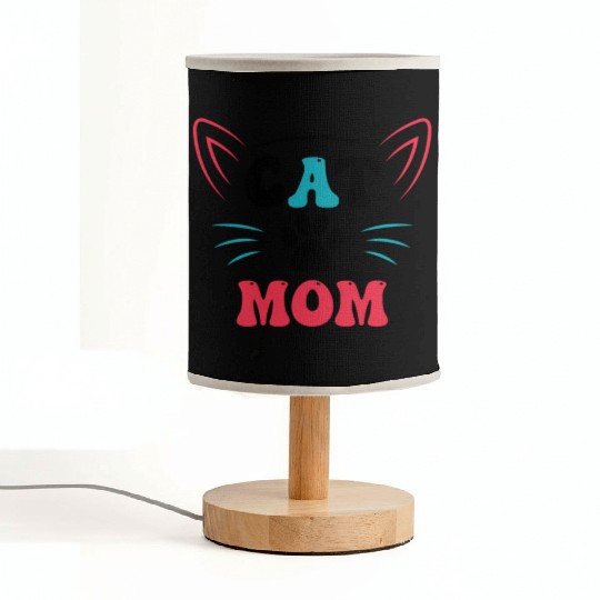 Cat Mom Fabric Lamps