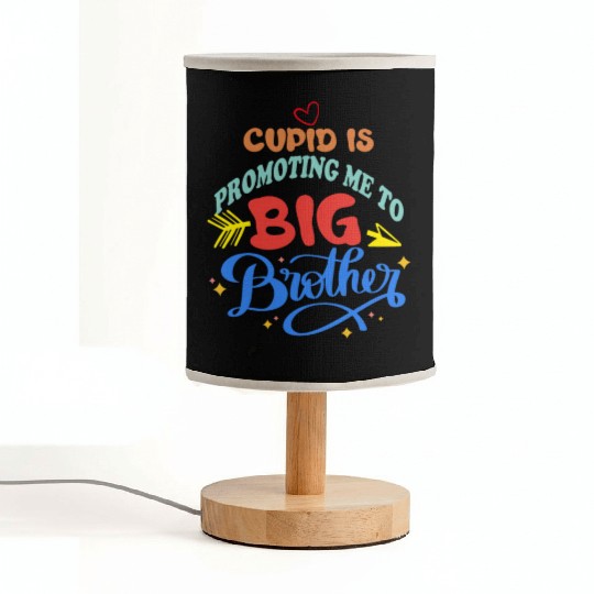 cupid is promoting me to big brother pregnant Fabric Lamps