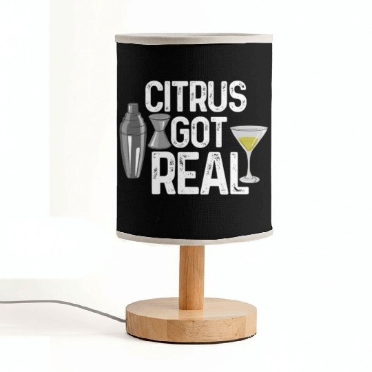 Citrus got real bartender Fabric Lamps