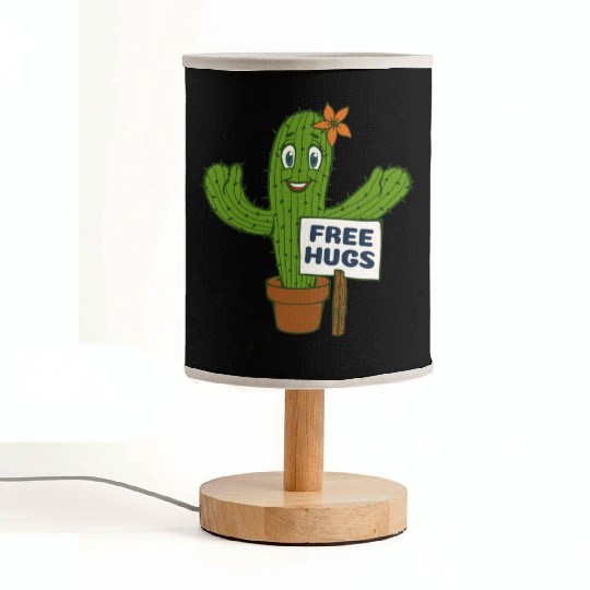 Free Hugs Cactus Fabric Lamps