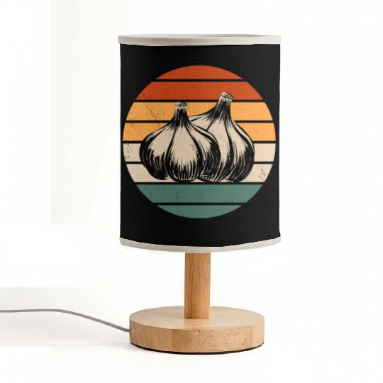 Retro Garlic Design Fabric Lamps